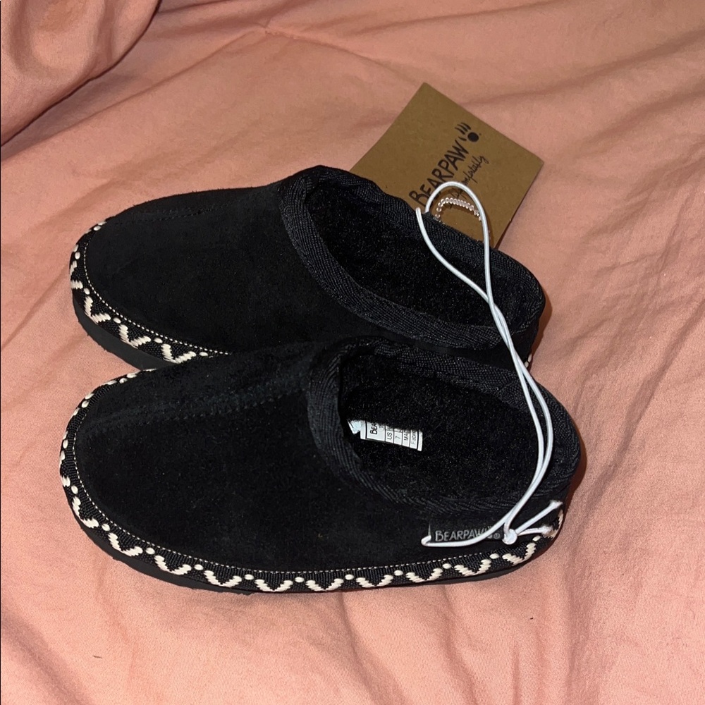 BearPaw Black toddlers‎ 7 booties